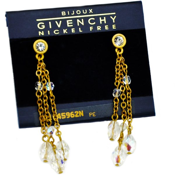 Givenchy Crystal Cascade Earrings - Image 3