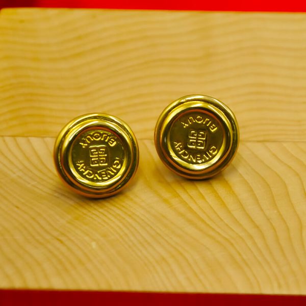 Givenchy Coin-Shaped Earrings