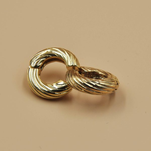 Twist Luxe Hoops Earrings - Image 3