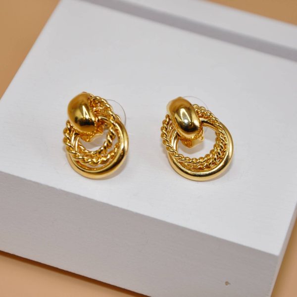 Golden Knot Earrings