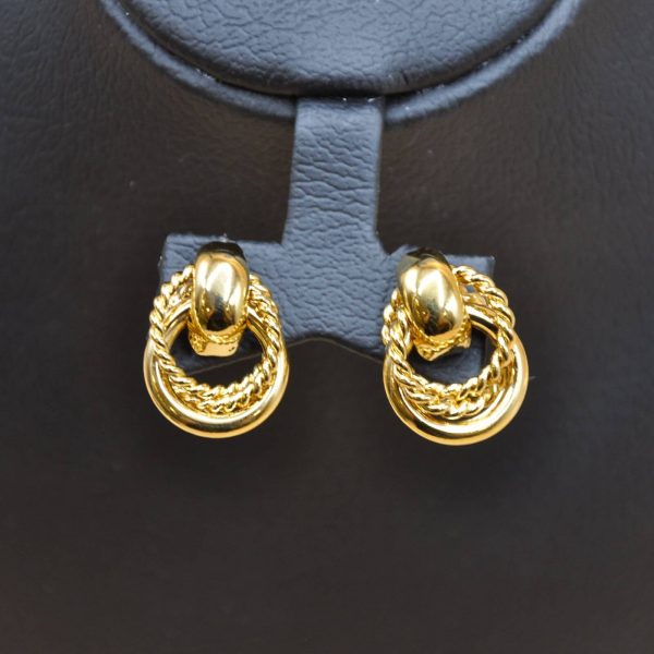 Golden Knot Earrings - Image 2