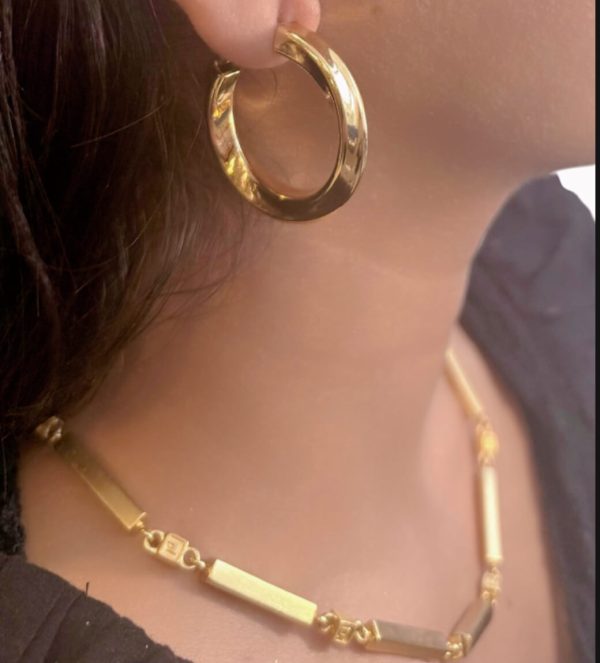 Bold Hoop Earrings - Image 2