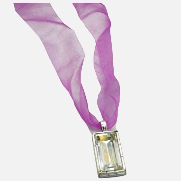 Crystal Ribbon Givenchy Necklace