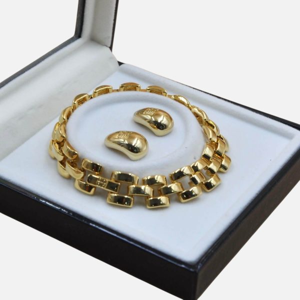 Givenchy Maillon Chain Bracelet and Earrings - Set