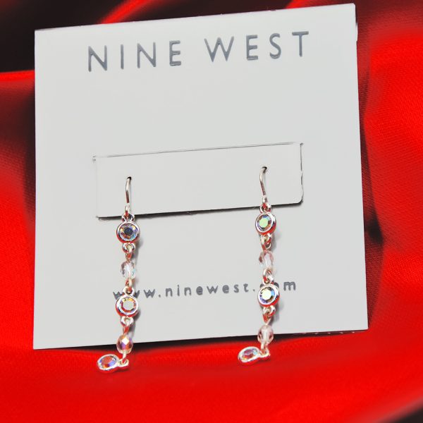 Nine West Crystal Drop Earrings - Image 2