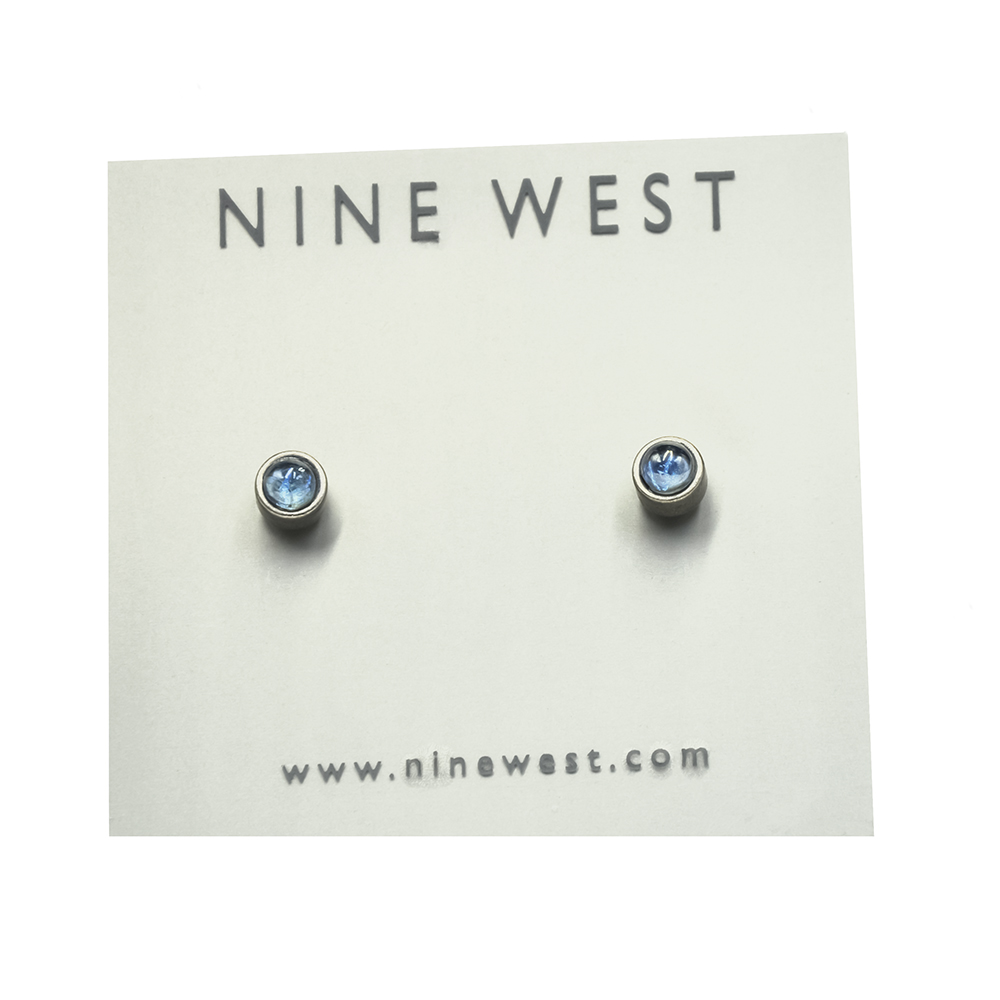 Nine west blue stud