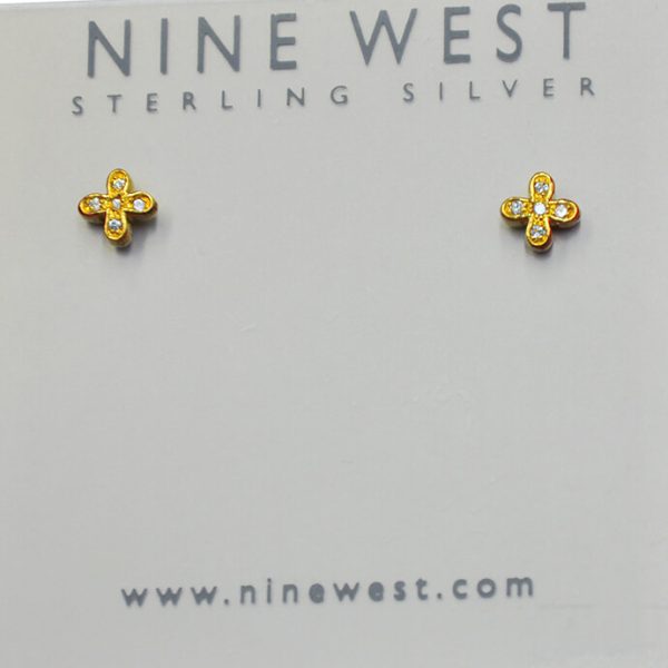 Nine West Cross-Shaped Stud Earrings