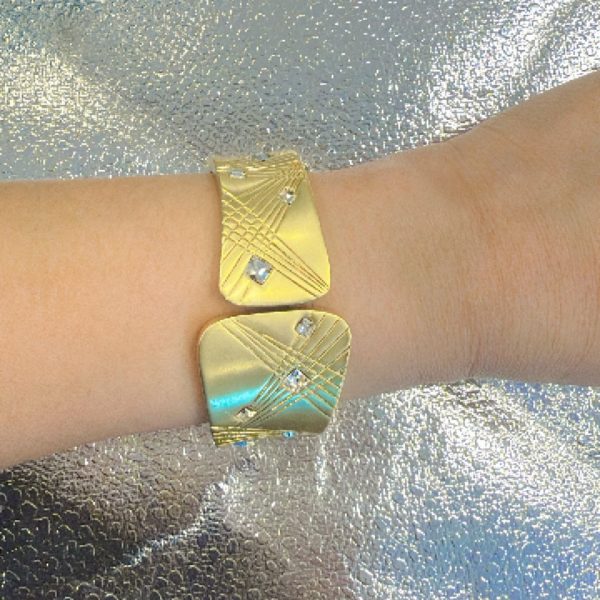 Titan Gold Plated Bangle - Image 2