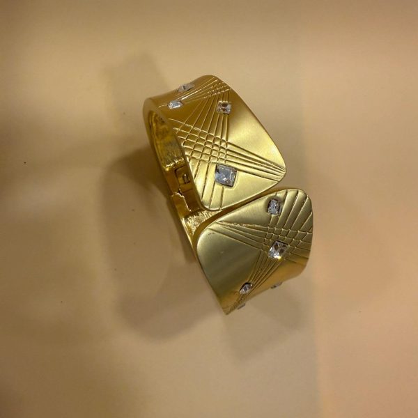 Titan Gold Plated Bangle - Image 3