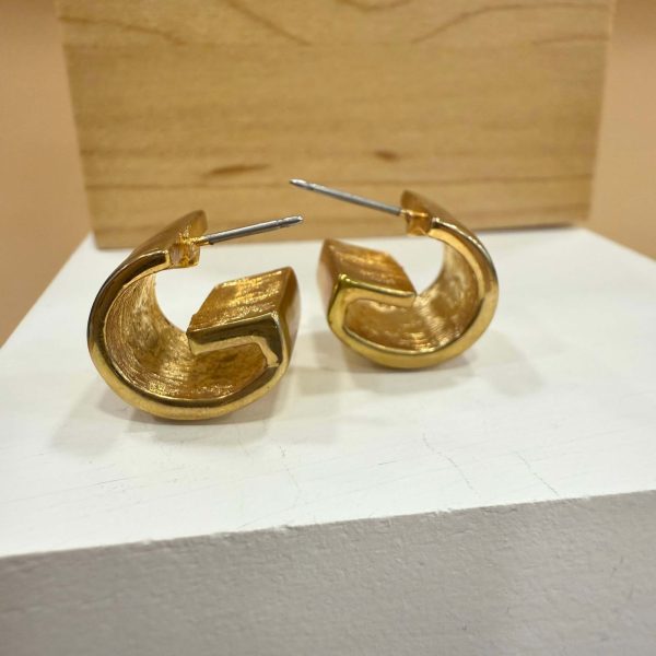 Initial Letter Bold Earrings
