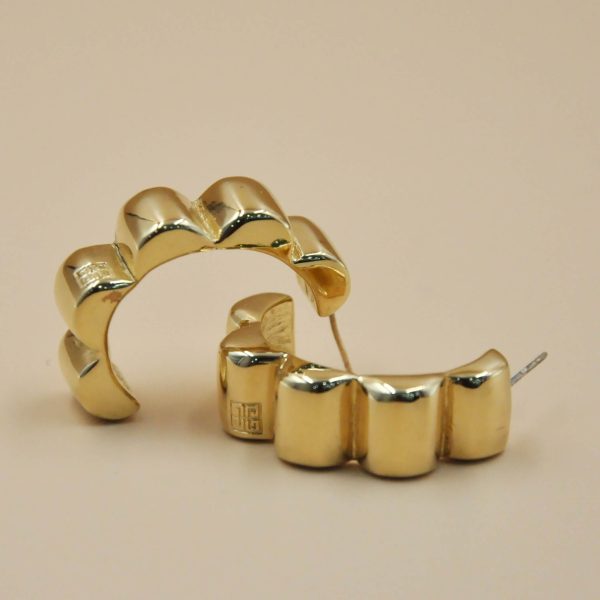 Givenchy C Hoop Earrings - Image 3